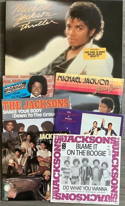 Michael Jackson & Related - Thriller Album + 6 x Singles -, Cd's en Dvd's, Vinyl Singles