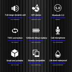 K3 Pro Draadloze Luidspreker - Bluetooth 5.0 Speaker, TV, Hi-fi & Vidéo, Enceintes, Verzenden