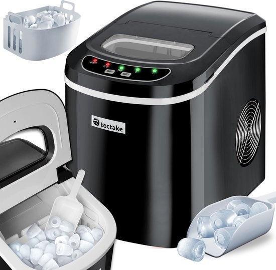 2dekans | Tectake IJsblokjesmaker zwart 400476, Elektronische apparatuur, Koelkasten en IJskasten, Ophalen of Verzenden