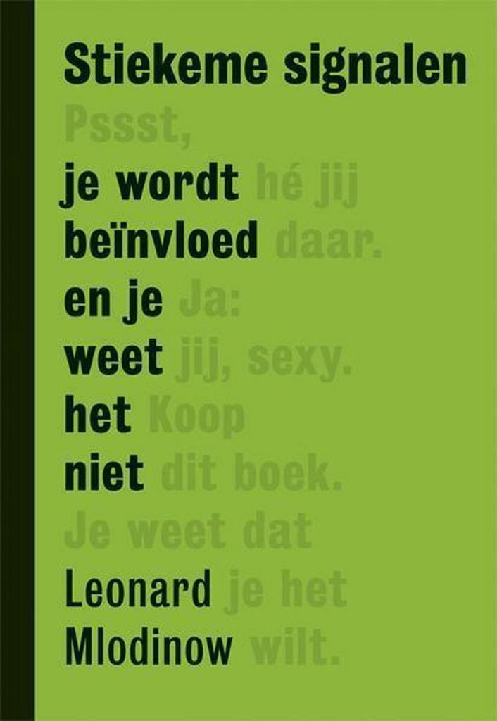 Stiekeme signalen 9789490574963 Leonard Mlodinow, Boeken, Psychologie, Gelezen, Verzenden