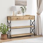 vidaXL Console Tafel Artisan Eik 100x28x75 cm Geengineerd, Huis en Inrichting, Tafels | Bijzettafels, Verzenden, Nieuw
