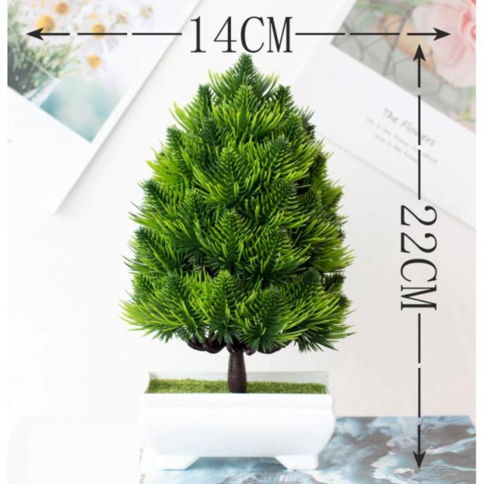 Kunst Bonsai Boom - Planten Nep Plant Plastic Decoratie, Huis en Inrichting, Woonaccessoires | Kunstplanten en Kunstbloemen, Nieuw