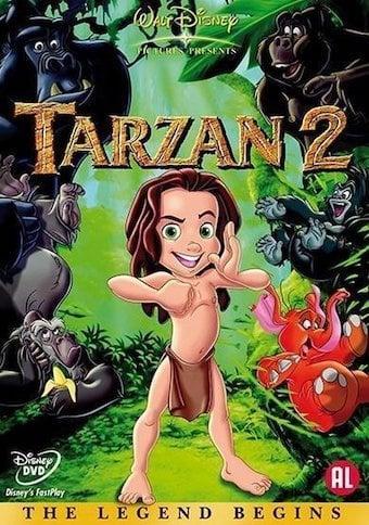 Tarzan 2 - DVD (Films (Geen Games)), Cd's en Dvd's, Dvd's | Overige Dvd's, Zo goed als nieuw, Ophalen of Verzenden