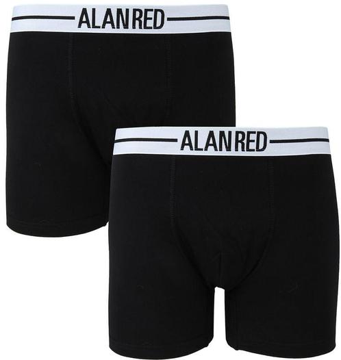Alan Red Boxershort Zwart 2Pack maat M Heren, Kleding | Heren, Ondergoed, Zwart, Boxer, Verzenden
