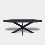 Tafel Plat Ovaal Eikenhout  Matrix XL 140x90, Huis en Inrichting, Tafels | Eettafels, Nieuw