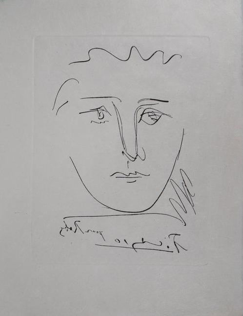 Pablo Picasso (1881-1973) - Visage pour Roby, Antiek en Kunst, Antiek | Overige Antiek