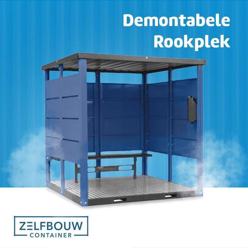 Laagste prijs! - Demontabele rookplek incl asbak & zitplaats, Tuin en Terras, Overige Tuin en Terras, Nieuw