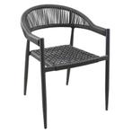 Stoel | VOLGA | Aluminium Rotan/Aluminium | Grey |, Verzenden, Nieuw in verpakking