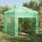 vidaXL Kas met dak Groen 290 x 290 x 315 cm Staal, Tuin en Terras, Verzenden, Nieuw