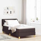 vidaXL Boxspringbed met Matras Crème 90x200 cm Stof, Verzenden, Nieuw