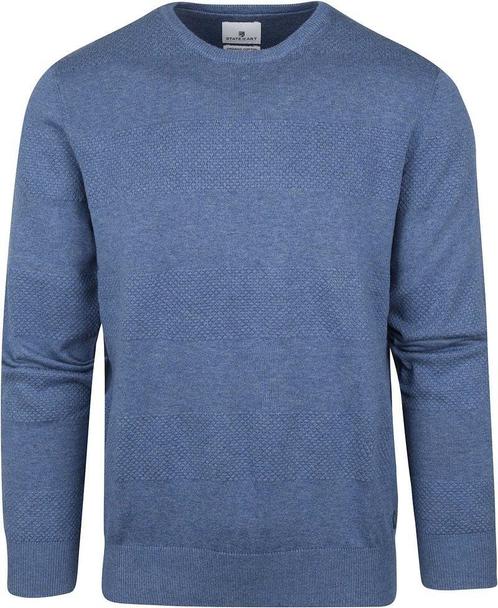 State Of Art Trui Melange Blauw maat Maat 52/54 (L) Heren, Kleding | Heren, Truien en Vesten, Blauw, Nieuw, Maat 52/54 (L), Verzenden