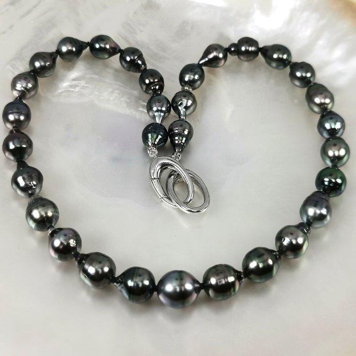 Halsketting Zilver Parel - Tahiti BQ Ø 9x10,4MM, Handtassen en Accessoires, Kettingen