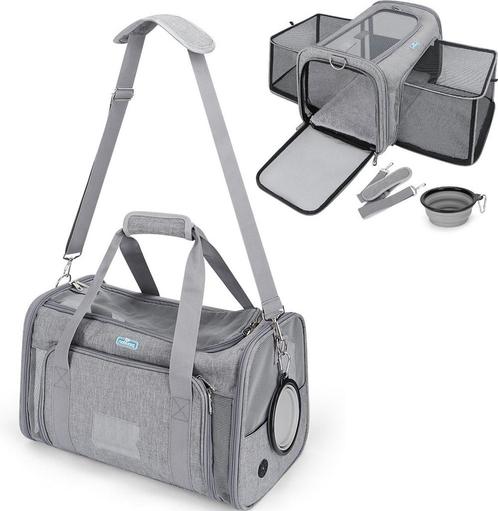 Nobleza Draagtas - Reismand Kat - Hondentas - 45x28x28cm - G, Dieren en Toebehoren, Overige Dieren-accessoires, Verzenden