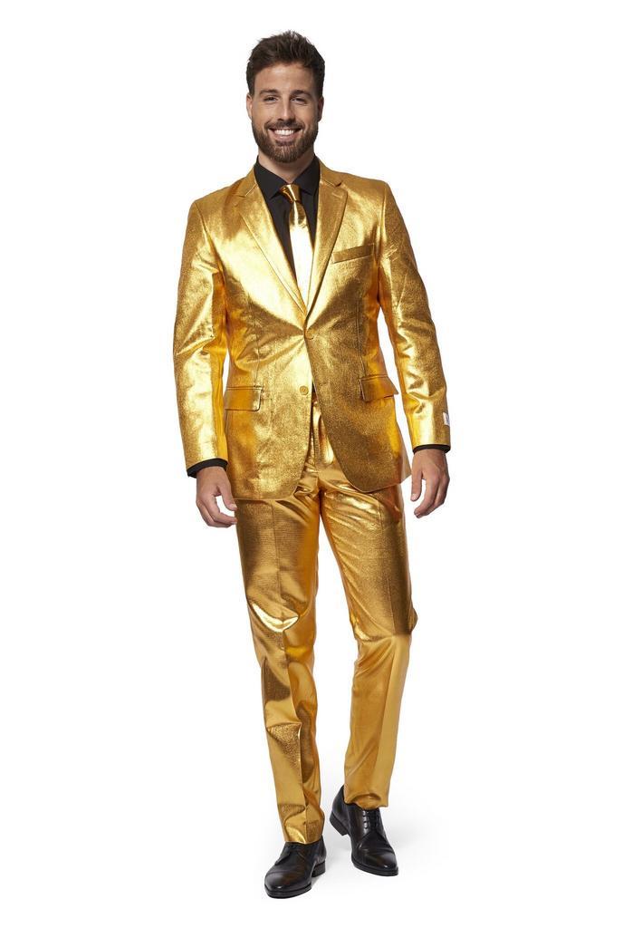 Goud Pak, Kleding | Heren, Carnavalskleding en Feestkleding, Nieuw, Verzenden
