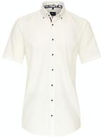 Venti Wit Overhemd Korte Mouw Button Down Boord Modern Fit, Kleding | Heren, T-shirts, Nieuw, Verzenden