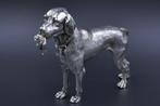 Beeldje - El perro de caza en plata 915 - 915 zilver
