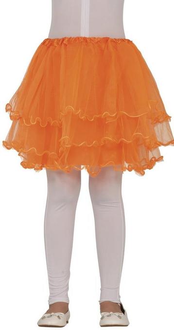 Oranje Tutu Meisje Ruches 30cm, Verzenden