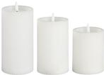 Tweedekans | Mica Decorations LED Pilaarkaars - Set van 3 -, Ophalen of Verzenden, Nieuw