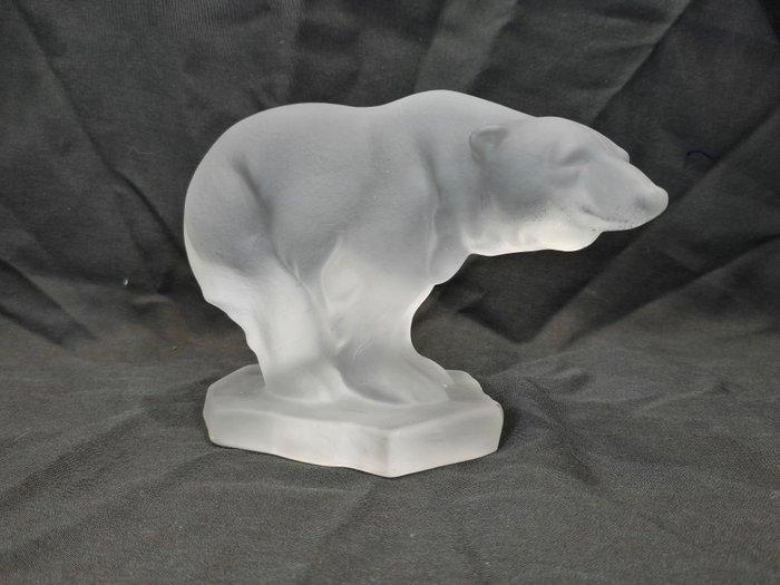 Lalique - René Lalique - Sculpture, Ours Blanc / Polar Bear, Antiquités & Art, Antiquités | Verre & Cristal