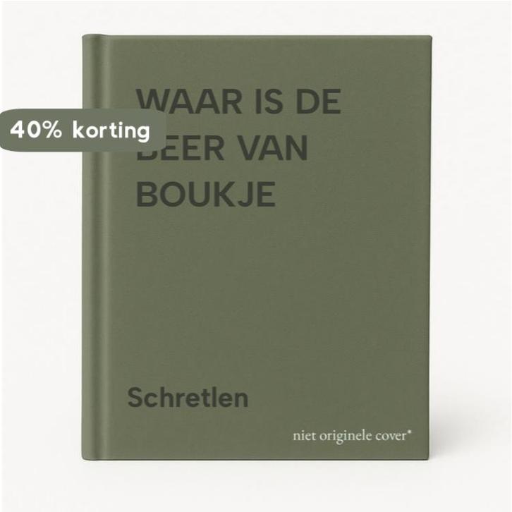 WAAR IS DE BEER VAN BOUKJE 9789063860950 Schretlen, Boeken, Prentenboeken en Plaatjesalbums, Gelezen, Verzenden