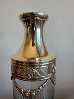 Balustervaas - Verzilverd, Kristal, Antiek en Kunst, Antiek | Meubels | Tafels