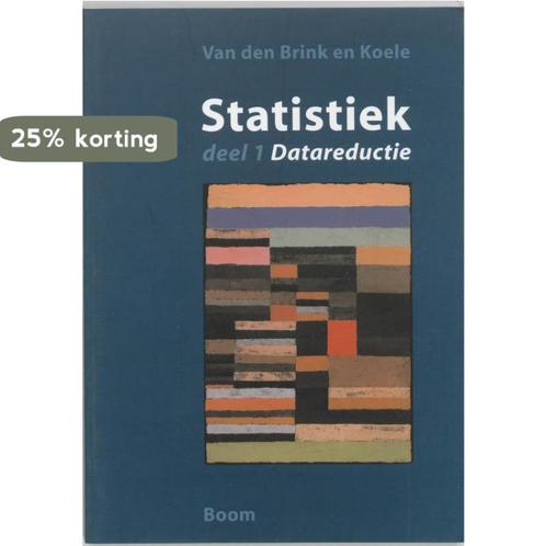 Statistiek 1 Datareductie 9789053525852 W. van den Brink, Boeken, Wetenschap, Gelezen, Verzenden
