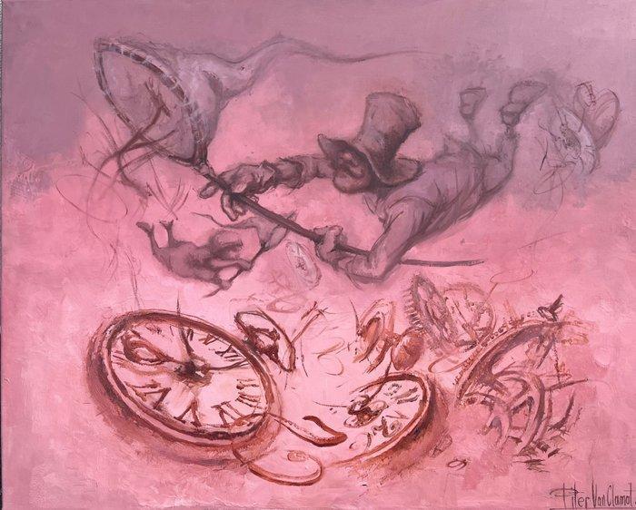 Piotr Waszczuk (1978) (Piter Vonszpon/Von Clamot) - TIK TAK, Antiquités & Art, Art | Peinture | Moderne