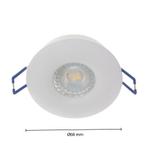 GU10 - armatuur - Thyone - wit, Huis en Inrichting, Lampen | Spots, Verzenden, Nieuw