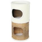 TRUUSK Drielaagse Krabton 80 cm hoog - Ø 40 cm - Pluche Rand, Verzenden, Nieuw