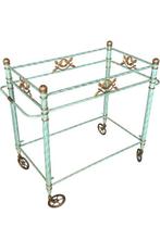 Serveerwagen - Glas, Messing, Metaal - Hollywood-achtig, Antiek en Kunst