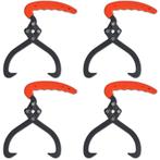 vidaXL Boomtangen 4 st met PVC handvat, Verzenden