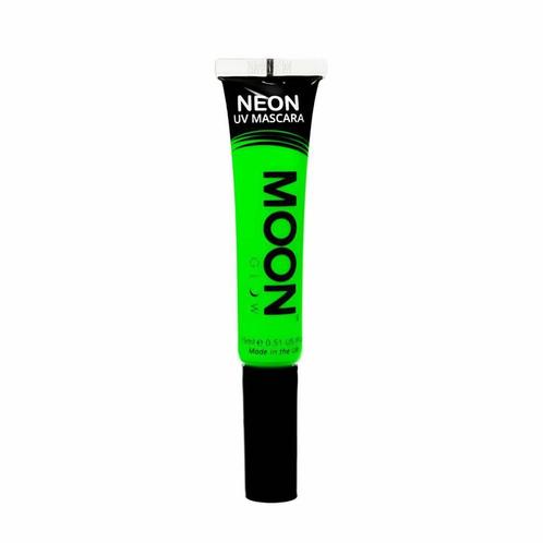 Moon Glow Neon UV Mascara Intense Green, Hobby en Vrije tijd, Feestartikelen, Nieuw, Verzenden