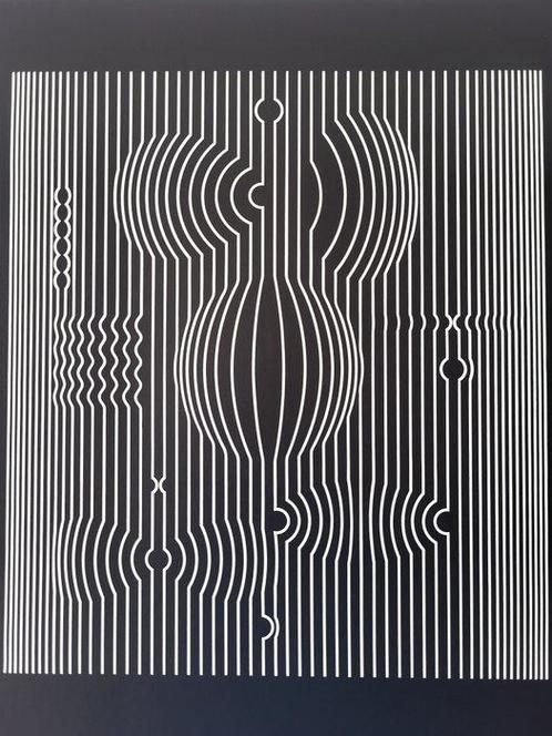 Victor Vasarely (1906-1997) - Manipur (1952), Antiek en Kunst, Antiek | Overige Antiek