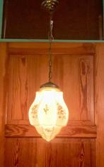 Lamp - Gekleurd Opalineglas - asymmetrische Art-nouvea, Antiek en Kunst