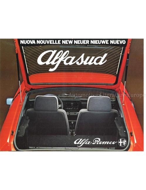 1981 ALFA ROMEO ALFASUD BROCHURE NEDERLANDS, Boeken, Auto's | Folders en Tijdschriften