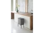 Brabantia Bo Touch Bin - Prullenbak - 36 liter - Platinum, Huis en Inrichting, Verzenden, Zo goed als nieuw