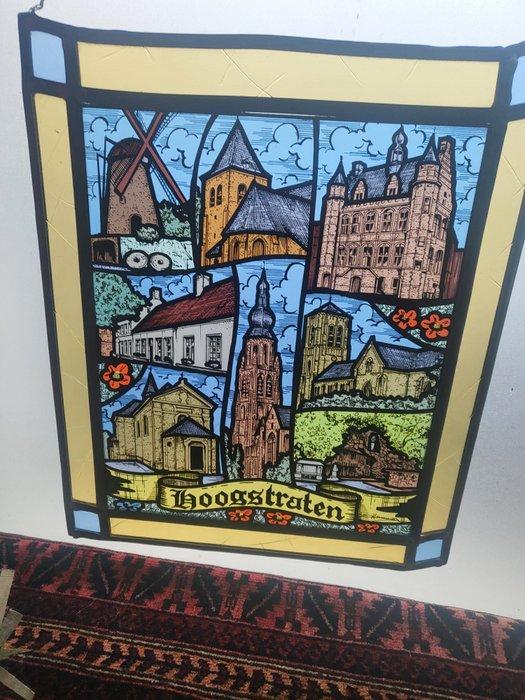 Geïnspireerd door de antieke stijl Glas-in-loodraam -, Antiek en Kunst, Curiosa en Brocante