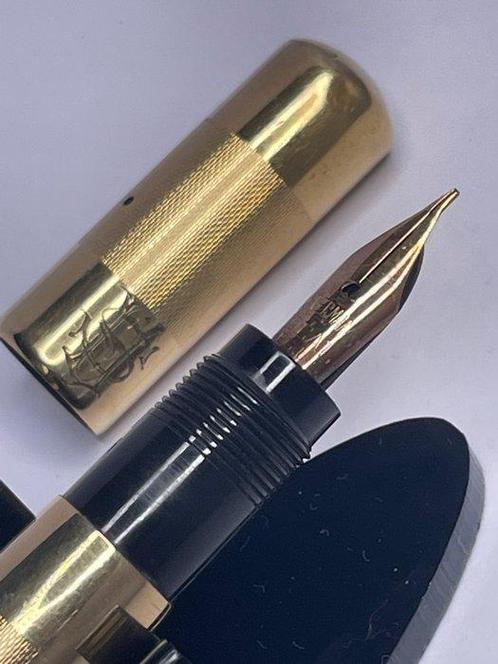 Waterman - #42 Gold 18KR Safety - Stylo à plume, Verzamelen, Pennenverzamelingen