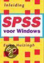 INLEIDING SPSS VOOR WINDOWS 9789052611860 E. Huizingh, Boeken, Verzenden, Gelezen, E. Huizingh
