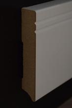 Oppio Wit gelakte plint milaan kleur 9010, 15x120x2400mm, Bricolage & Construction, Plinthes & Finitions, Ophalen of Verzenden