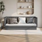 vidaXL Slaapbank 80x200 cm massief grenenhout grijs, Verzenden, Nieuw