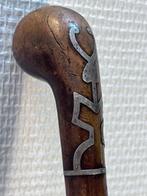 Wandelstok - Hout, Metaal, Antiek en Kunst