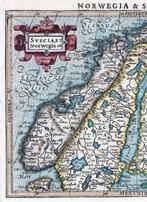 Europa - Noorwegen, Zweden, Finland; J. Hondius / Mercator -, Boeken, Atlassen en Landkaarten, Nieuw