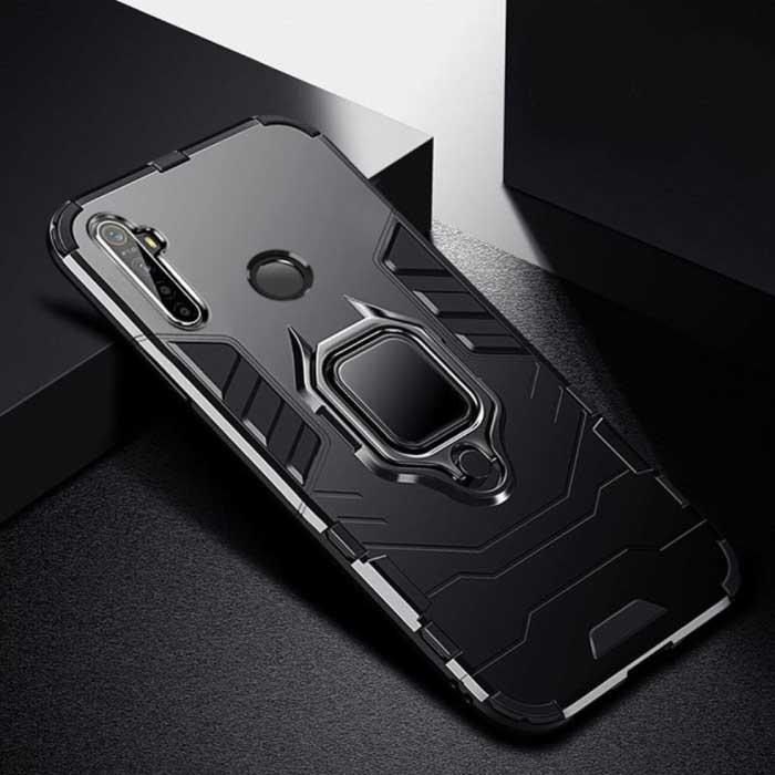 Oppo A1K Hoesje  - Magnetisch Shockproof Case Cover +, Télécoms, Téléphonie mobile | Housses, Coques & Façades | Marques Autre