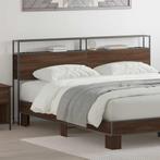 vidaXL Opberghoofdbord met plank bruin eikenkleur 180 cm, Maison & Meubles, Verzenden