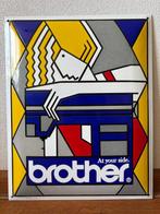 Reclamebord van Brother in de stijl van Roy Lichtenstein -