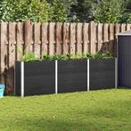 vidaXL Plantenbak verhoogd 300x50x91 cm HKC grijs, Tuin en Terras, Verzenden, Nieuw