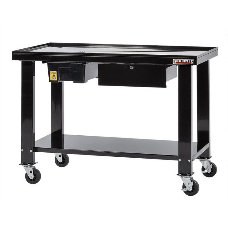 Demontagetafel, revisie- / montagetafel verrijdbaar 120 x 64, Doe-het-zelf en Bouw, Gereedschap | Overige machines, Ophalen of Verzenden