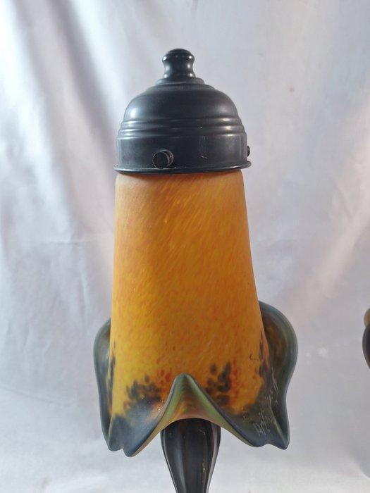 Art de France - Lamp (2) - Brons, Glas, Antiek en Kunst, Kunst | Designobjecten