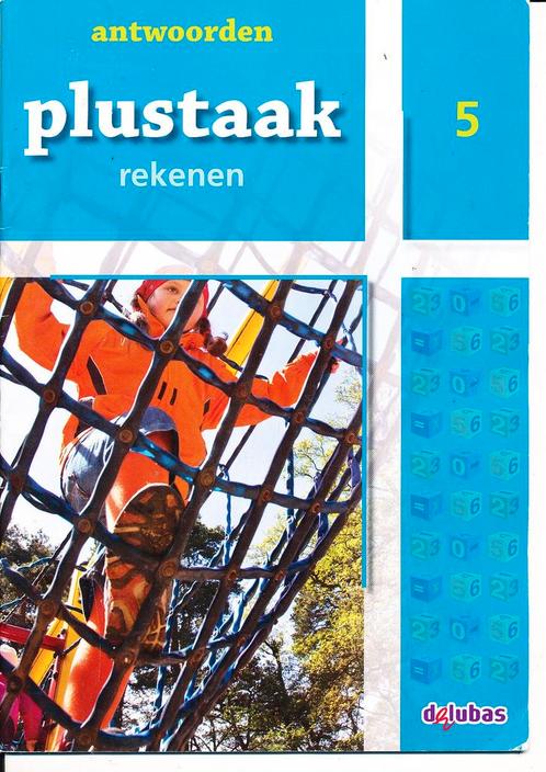 Plustaak versie 2 Rekenen Antwoorden werkboek 5, Livres, Livres scolaires, Envoi